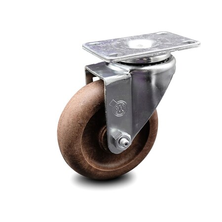 Service Caster 4 Inch High Temp Glass Filled Nylon Wheel Swivel Top Plate Caster SCC-20S414-GFNSHT-TP2